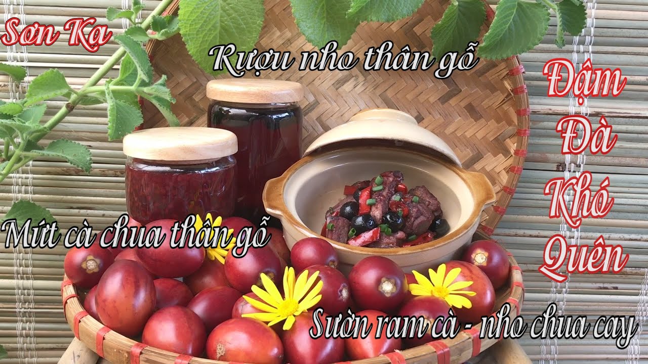 Bất ngờ với món ngon từ trái nho thân gỗ